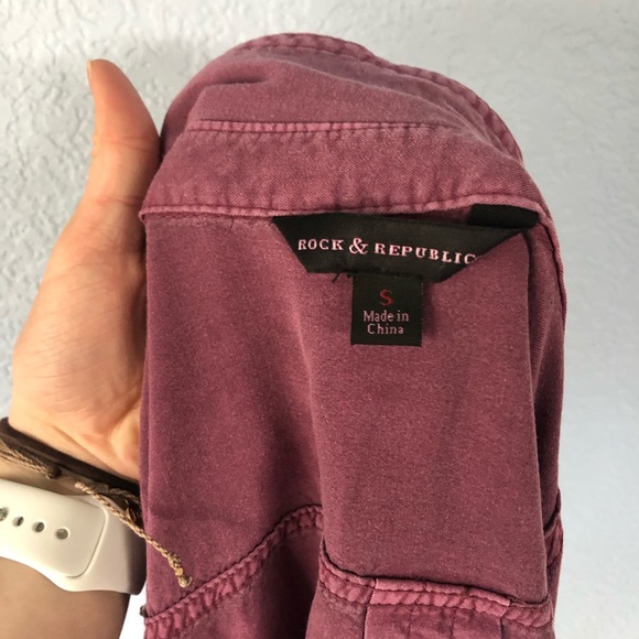 Purple button up - Picture 5 of 5